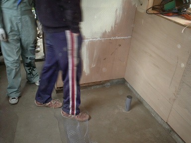 この壁も見納め