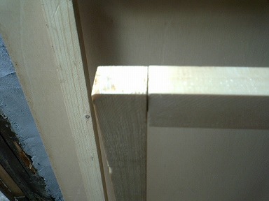 窓枠つくりなおし