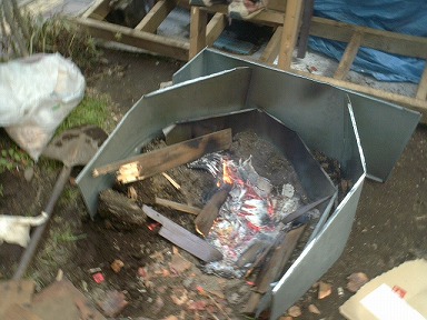 東京は雪が降りました。